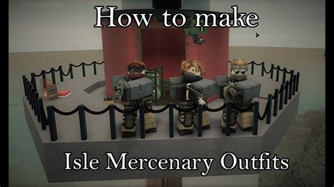 Roblox How To Make Isle Mercenary Outfits Cheaper Versions Items