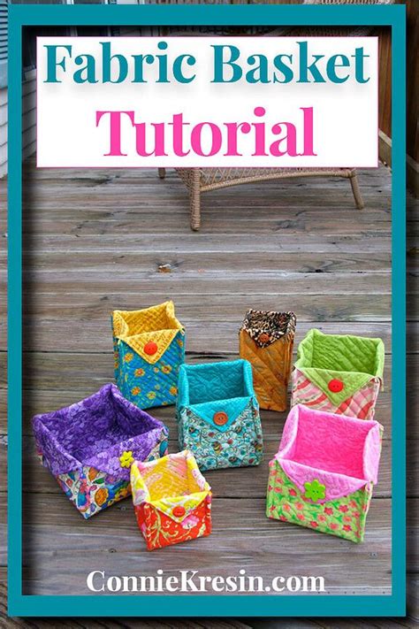 Fabric Baskets Tutorial Freemotion By The River Fabric Basket Tutorial Fabric Baskets