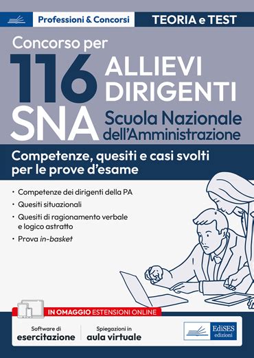 Concorso 116 Allievi Dirigenti SNA 2024