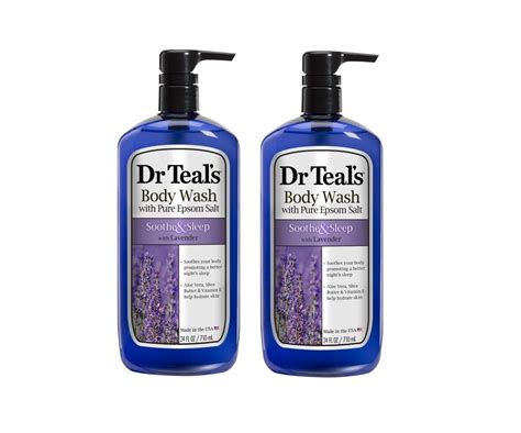 Dr Teals Lavender Body Wash T Set 2 Pack 24oz Ea Soothe