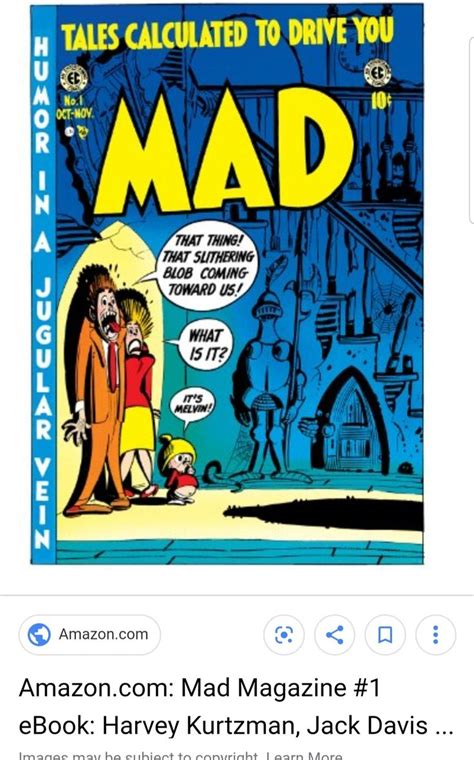 MAD Magazine 1 Mad Magazine Mad Tv Comic Book Cover