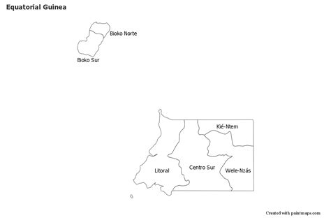 Mapas De Muestra Para Guinea Ecuatorial