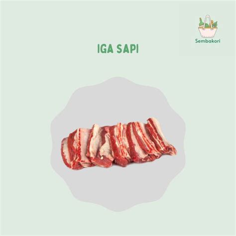 Jual Daging Iga Sapi 1 Kg Ribs 1000 Gr Di Seller Sembakori Pondok