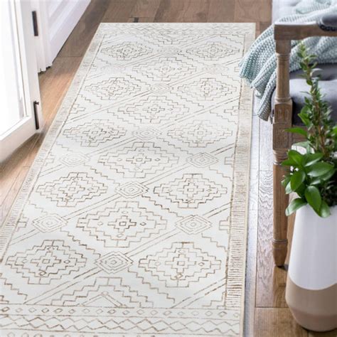 Union Rustic Kienan Performance Boho Taupe Rug Wayfair Canada