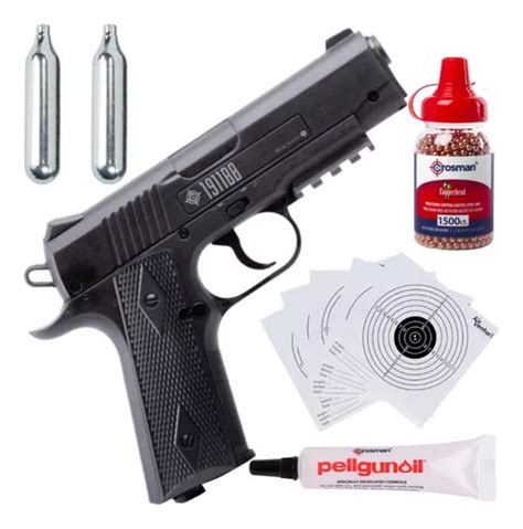 Pistola Crosman 1911bb Co2 20rd Bbs 4 5mm Paquete Xchws C Envío gratis