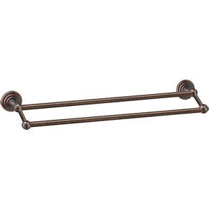 Stockton Oil Rubbed Bronze 24" inch Double Towel Rack | eBay