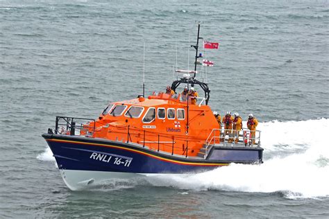 Angle Rnli Lifeboat Evacuates Casualty From Island Rnli