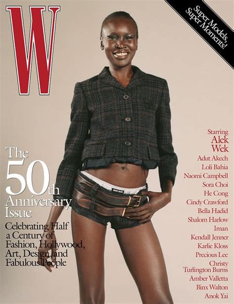 Alek Wek Face