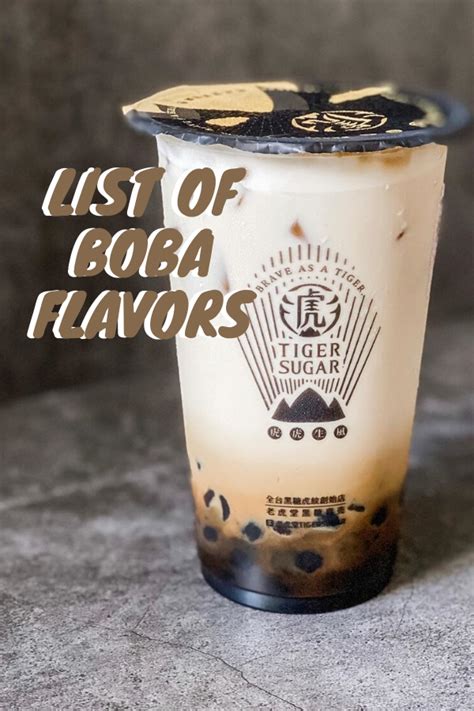 Try New Boba Flavors Here With Our Most Popular Bubble Tea Flavors List Bubble Tea Flavors