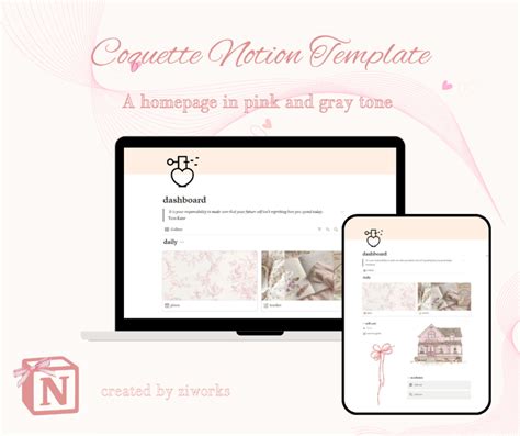 Aesthetic Notion Template Ziii Notions Ko Fi Shop Ko Fi ️ Where Creators Get Support From