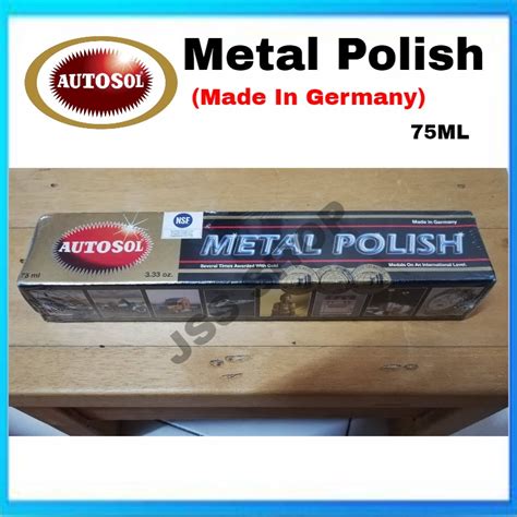 AUTOSOL Metal Polish 75ML Rust Remover Chrome Cleaner Made In Germany