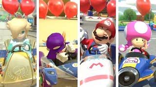 Mario Kart 8 Deluxe All Characters Losing Animations Doovi