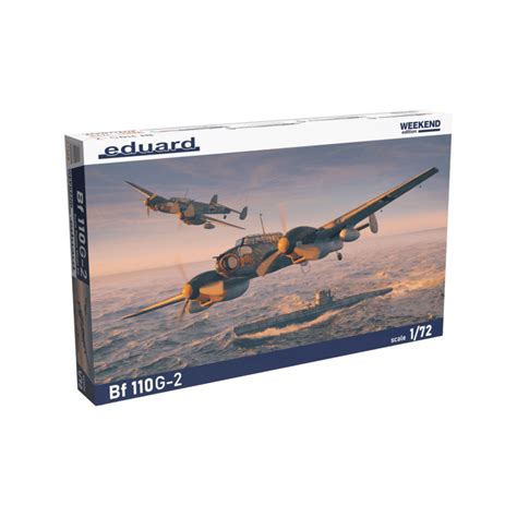 Eduard 7468 1 72 Messerschmitt Bf 110G 2 Weekend Edition Aircraft