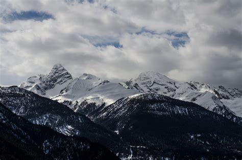 Free Images Landscape Nature Snow Winter Cloud Sky Mountain