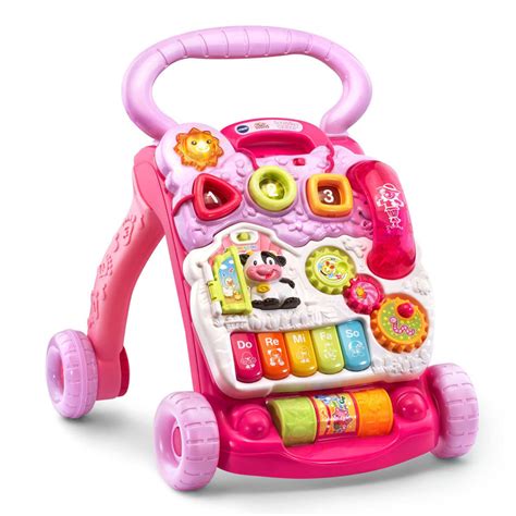 Vtech Sit To Stand Learning Walker Pink Anz Buzz