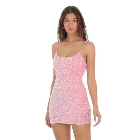 Lucy In The Sky Dresses Lucy In The Sky Iridescent Sequin Bodycon