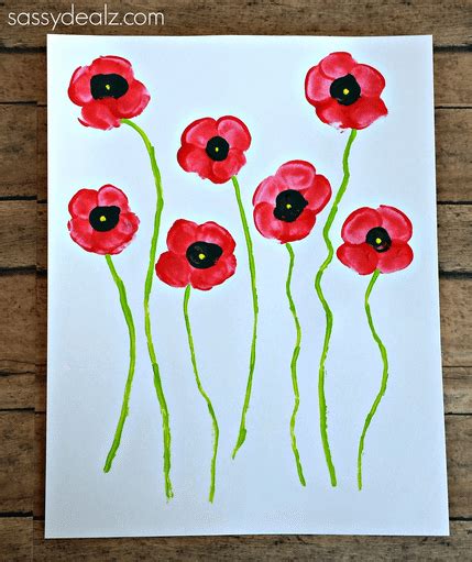 10 Poppy Crafts for Remembrance Day