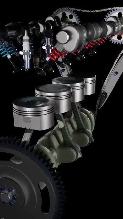 4 Takt Ottomotor Animation. #animation #3danimation #engine - YouTube