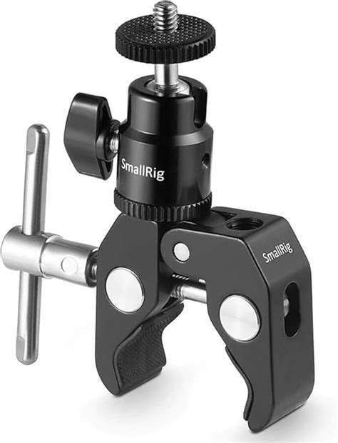 SMALLRIG Super Clamp Mount With Ball Head Mount Hot Shoe Adapter And Cool Clamp Amazon
