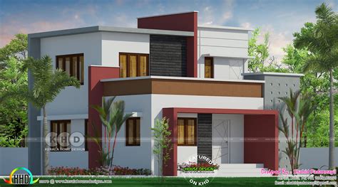 Sq Ft Modern House In Tamilnadu Kerala Home Design And Floor