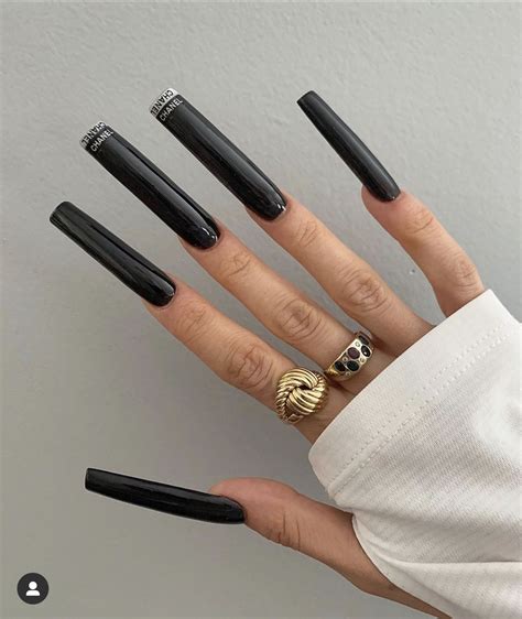 Pin by lajos kato on Mentéseim Chanel nails Long acrylic nails