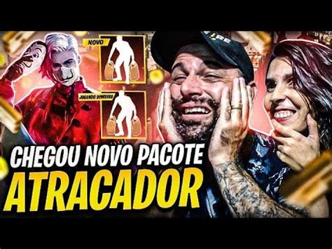 FREE FIRE AO VIVONOVO PACOTE ATRACADORRUMO A PATENTE MESTRE NO CS