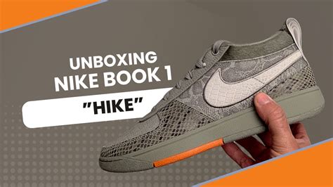 Nike Book 1 Hike Devin Booker Sneaker Unboxing YouTube