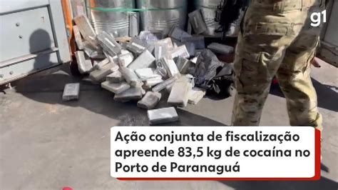 A O Conjunta De Fiscaliza O Apreende Kg De Coca Na No Porto De