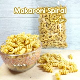 Jual MAKARONI SPIRAL MACARONI SPIRAL RASA PEDES Berat Bersih 150 Gr