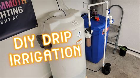 Diy Drip Irrigation For Indoor Use Automated Feeding No More Hand Watering Youtube