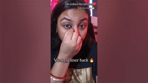 Inner Corner Eyeliner Hacks 😱😱😱 Eyelinerhacks Hack Viralhacks Youtube