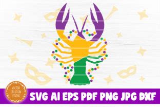 Mardi Gras Crawfish Graphic By Vectorcreationstudio Creative Fabrica