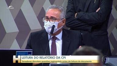 Jornal Hoje Cpi Da Covid Relator Pede O Indiciamento De Bolsonaro E