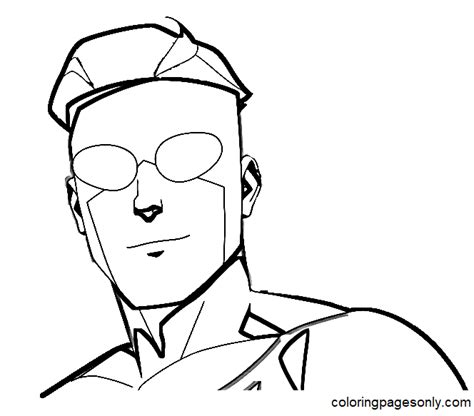 Invencible Para Colorear Y Pintar Imágenes Para Dibujar Gratis