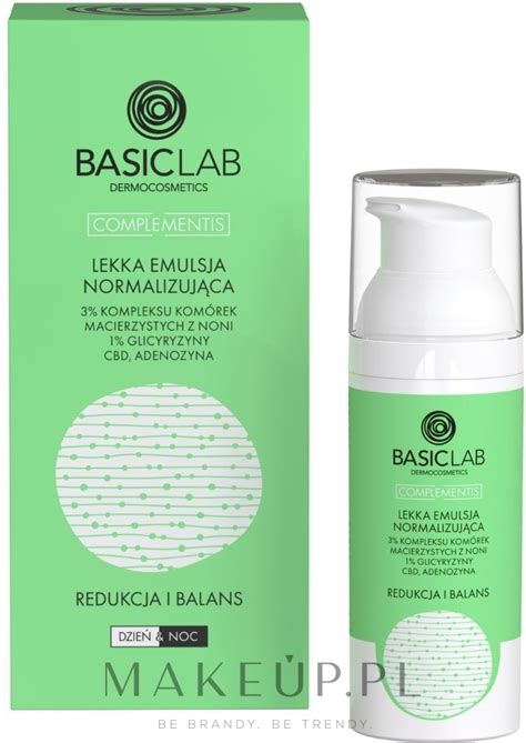 Basiclab Dermocosmetics Complementis Lekka Normalizuj Ca Emulsja Do