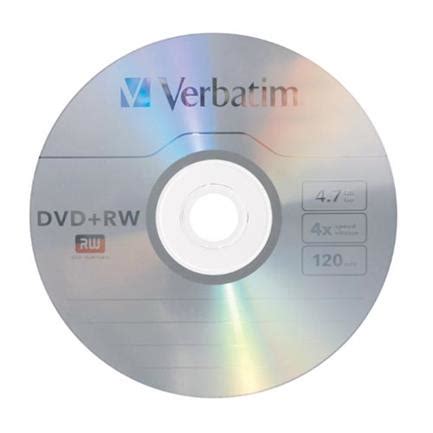 Dvd Rw Verbatim Gb Dl X Single Jewel Case