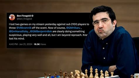 Ben Called Kramnik Out On Twitter And He Responded Youtube