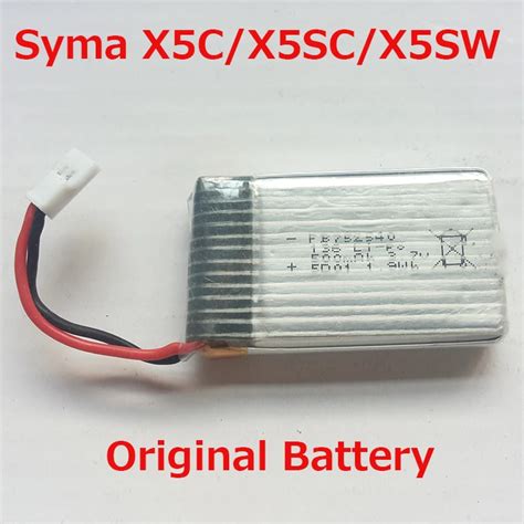 2pcs Syma X5C Battery 3 7V 500mAh Battery For Syma X5C X5 X5SC