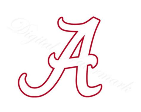 Download High Quality alabama football logo outline Transparent PNG ...