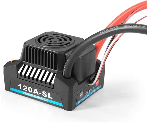 ESC Sans Balais 120A HUIOP 120A Brushless ESC Avec 4 6S 5A 5 8V BEC