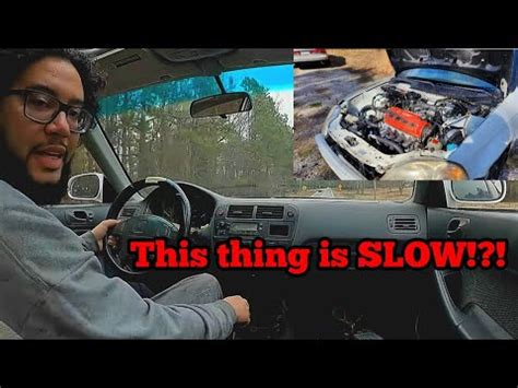 Cheap Budget Honda Civic Ek Rips This Thing Is So Slow Vtec Youtube