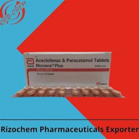 Nicoace Plus Mg Mg Tablet Top Pharmaceutical Wholesaler Exporter