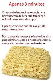 O Macarrão Do Miojo Faz Mal - NOTICIANDO : Será que miojo faz mal a saúde