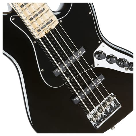 Disc Fender American Elite Jazz Bass V Mn Black Gear4music