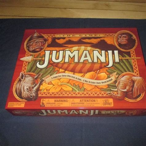 Cardinal Toys Jumanji The Board Game Cardinal 28 Open Box New Game