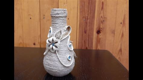№80 Джутовая филигрань Вазы из джута - YouTube
