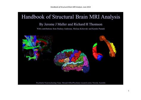 Pdf Handbook Of Structural Brain Mri