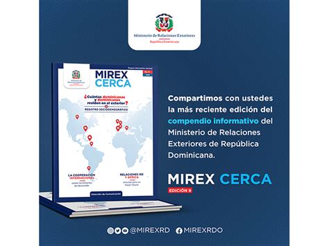 Ya está disponible la novena edición de MIREX CERCA Consulado de la