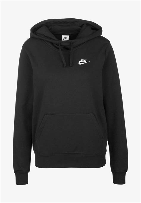 Nike Sportswear W Nsw Club Flc Fnl Hoodie Std Hoodie Black White