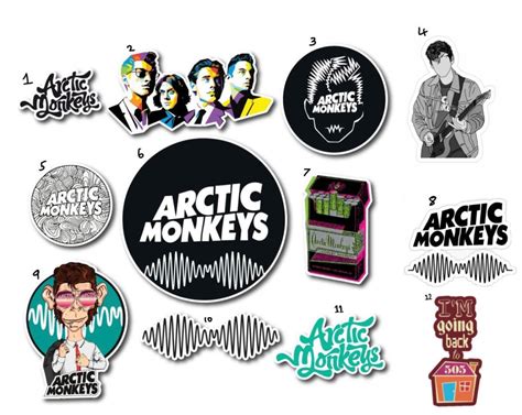 Arctic Monkeys Stickers Individual and Pack - Etsy